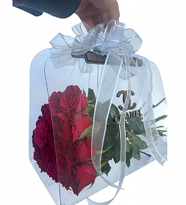 effaf anta Kutuda Krmz Gl Aranjman